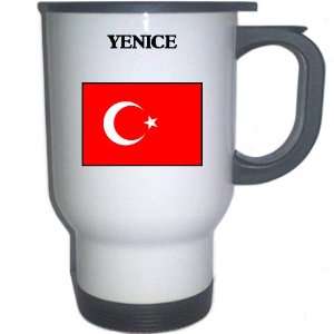  Turkey   YENICE White Stainless Steel Mug Everything 