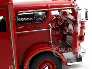 Brand new 150 scale diecast model of 1960 Mack C Fire Engine Rescue 