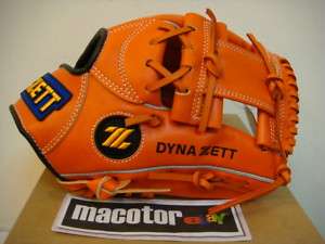 ZETT Gran Status 11 Fielder Baseball Glove Orange RHT  