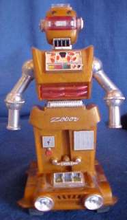 Zobor Ideal Robot Zeroid Zeroids For Parts 1968 Orange Bronze  