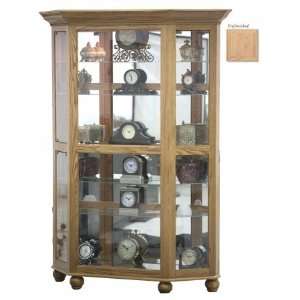  Coastal 49122PLUN 54 in. Tall Angled Curio   Unfinished 