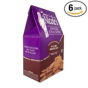 Nicoles Divine Crackers Its A Chili Chocolate Day, 5 Ounce Packages 