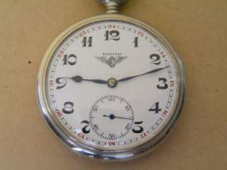   RAILROAD CHRONOMETER GRAND PRIX 1900 Swiss Pocket Watch 1910s  