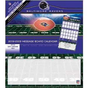   Ravens NFL 17 Month Message Board Calendar