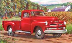 1954 Chevrolet PICKUP Red 1/2 Ton Dealer Promotional PC  