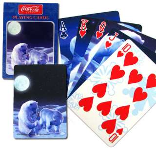 Coca Cola Winter Polar Bear Playing Cards   One Deck  
