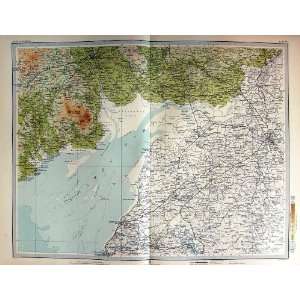   Map Scotland 1912 Solway Firth Dumfries Annan Carlisle