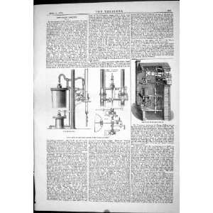  Engineering 1879 Valve Gear Newcomen Engine Farme Colliery 