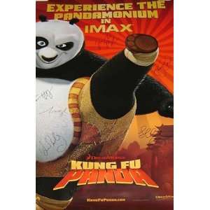  SIGNED KUNG FU PANDA MOVIE POSTER 