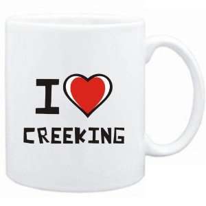  Mug White I love Creeking  Sports