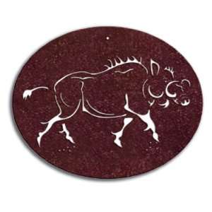  BOAR   12x15 Steel Medallions by Barbara Phelps Kitchen 