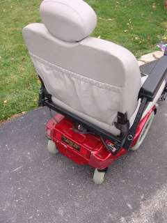 Pride Mobility Jazzy 1170 XL Heavy Duty Electric Wheelchair Red 400lb 