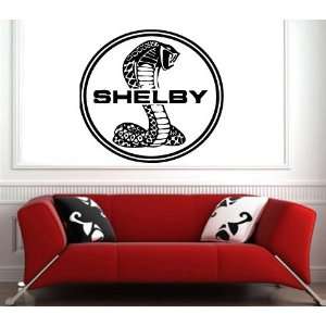  GARAGE WALL SHELBY LOGO DEALERSHIP SIGN STICKER DECAL S 