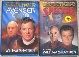   Trek HC Books by William Shatner Set of 2, 1st Print NEAR MINT  