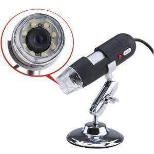  50X to 500X 8 LED USB Digital Microscope 2.0MP Video 