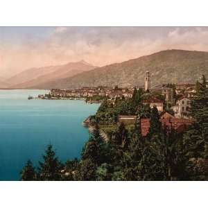  Vintage Travel Poster   Isola PallanzaLake Maggiore Italy 