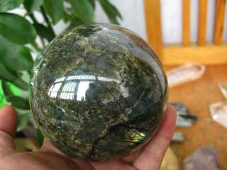NATURAL Labradorite Sphere BALL Orb Gem Stone 95mm  