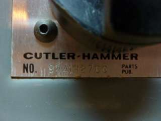 Cutler Hammer Drum Switch 9441H276C #27840  