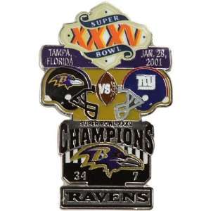   NFL Baltimore Ravens Super Bowl XXXV Collectors Pin