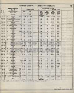  IS AN ORIGINAL MISSOURI PACIFIC RAILROAD TIME TABLE EFFECTIVE 12 