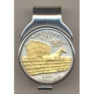  on Sterling Silver U.S. Statehood Michigan Quarter Coin Money Clip