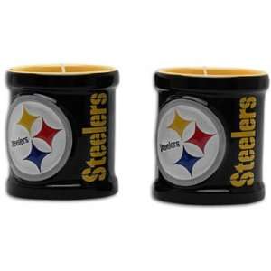  Steelers Xpres NFL Votive Candle Two Piece Set Sports 