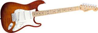 Fender Select Stratocaster Guitar Maple Fingerboard Dark Cherry Burst 