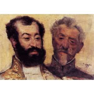   Mellinet and Chief Rabbi Astruc Edgar Degas Han