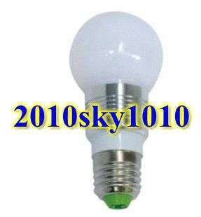 1W High Power E27 White LED Bulb LED Candle Lamp ceiling Spot Light 