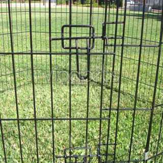 30 Black Exercise 8 Pen Fence Dog Crate Cat Kennel  