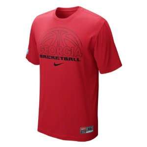  Georgia Bulldogs Nike 2011 2012 Red Official Basketball 