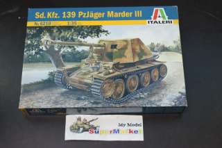 Italeri 1/35 6210 Sd Kfz 139 Pzjager Marder III  