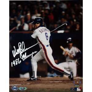  Wally Backman New York Mets   1986 World Series Swing 