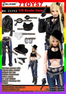 Dollsfigure 1/6 CC143 Cowgirl Costume Set/11NOW DF001C  