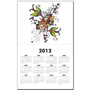  Calendar Print w Current Year Live Free Birds   Peace 