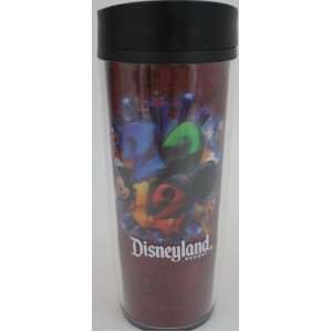  Disneyland 2012 Logo Lenticular/3 D Plastic Travel Mug   Disneyland 