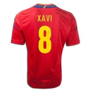  adidas #8 XAVI Spain Home 2011 13 Soccer Jersey (US Size 