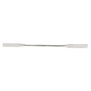Nickel/stainless steel laboratory spatula, with 1 1/2L flat squared 