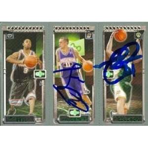  Zarko Cabarkapa & Nick Collison Autographed/Hand Signed 