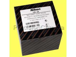 Genuine Nikon HB 29 Lens Hood AF S 70 200mm f/2.8G VR  
