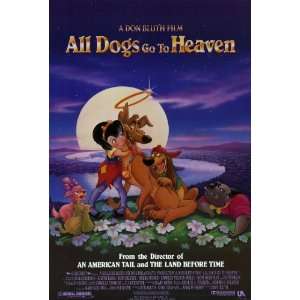 All Dogs Go to Heaven (1989) 27 x 40 Movie Poster Style A  