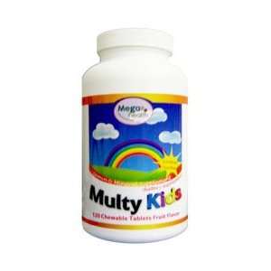  Mega Health Multy Kids   Chewable Fruit Flavor   120 