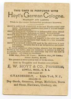 Lowell MA Hoyt & Co German Cologne Advertising Card  