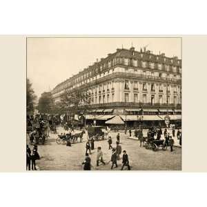   Hotel and the Café de la Paix 20X30 Poster Paper