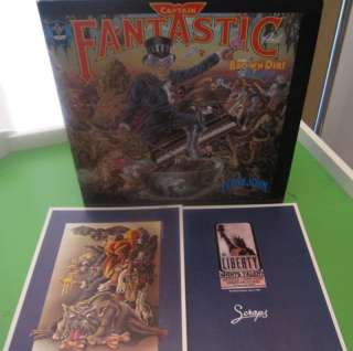 Elton John   Captain Fantastic LP with Booklets MCA2142  
