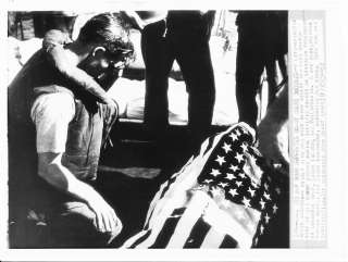   Flag Draped Coffin from Japan Bomb WWII Vintage News Photo #149  