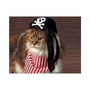  Pirate Kitty Cat Costume with Striped Scarf