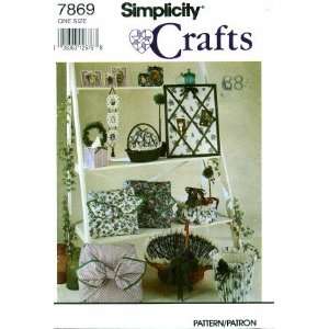  Simplicity 7869 Crafts Sewing Pattern Picture Frames 