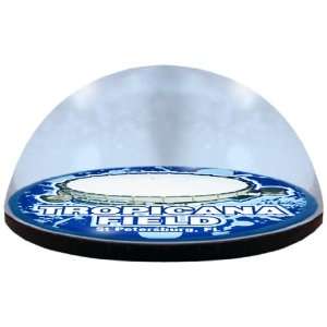   Tampa Bay Rays Round Crystal Magnetized Paperweight