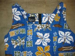 Womens ROYAL CREATIONS Made In Hawaii Hawaiian Dress M